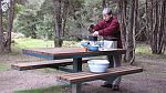 04-Heidi prepares a sumptuous dinner at Poimena in the Blue Tiers
